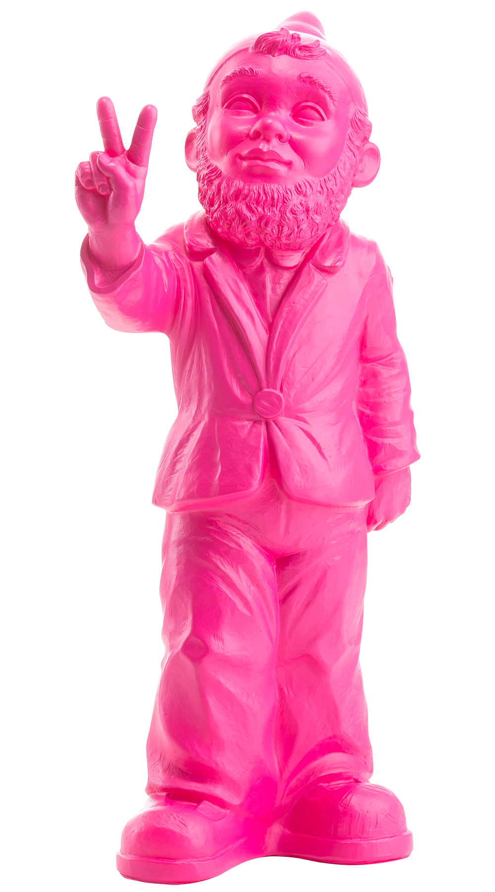 Ottmar Hörl: Skulptur 'Zwerg Victory' (2012), Version in Pink