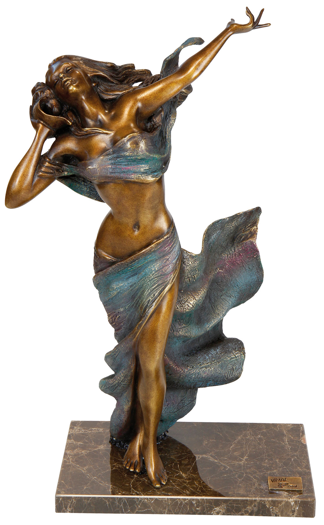 Manel Vidal: Skulptur 'Sea Symphony', Bronze