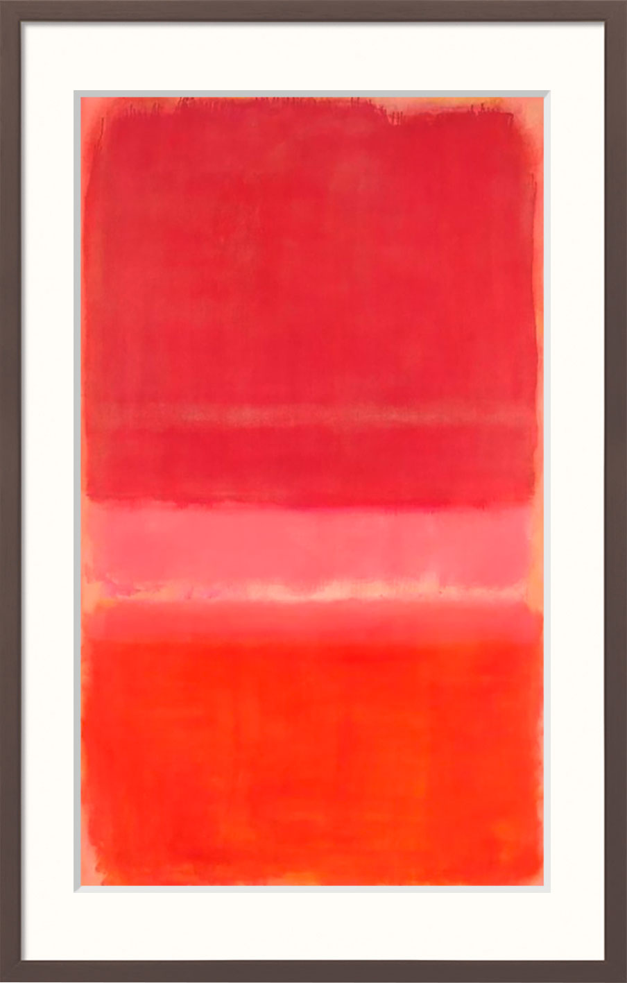 Mark Rothko: Bild 'Untitled (Red)' (1956), gerahmt