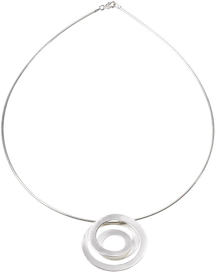 Collier 'Silver Circles', Schmuck