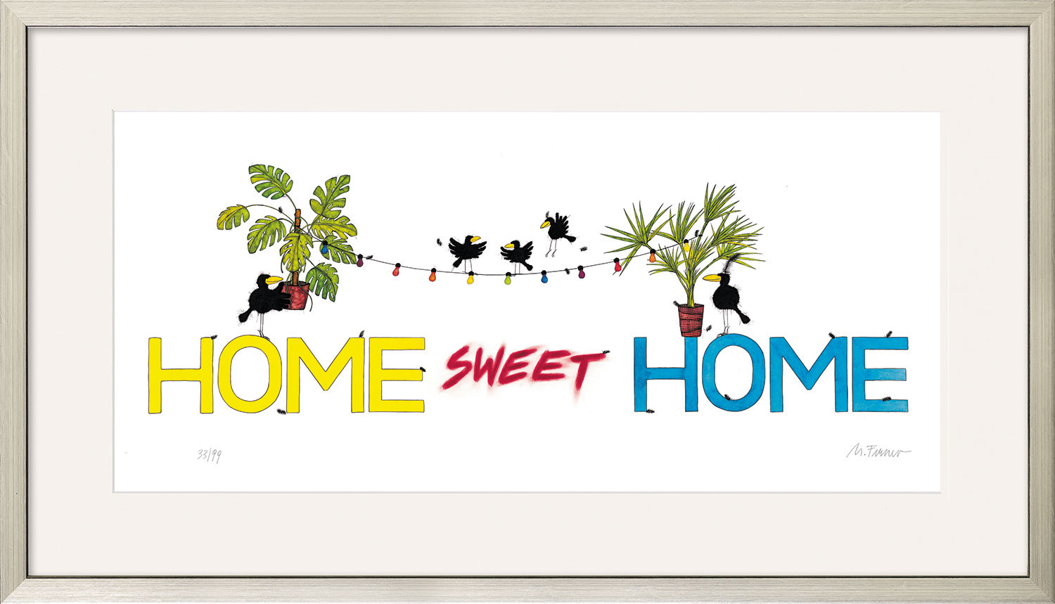 Michael Ferner: Bild 'Home Sweet Home', gerahmt