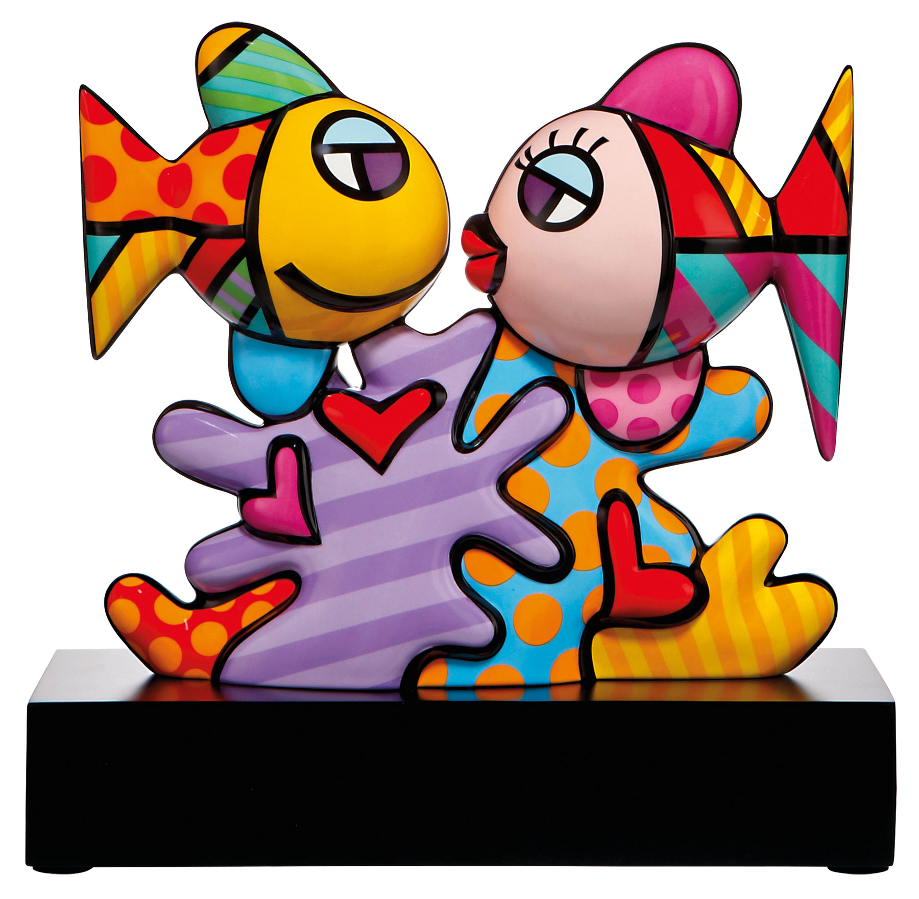 Romero Britto: Porzellanskulptur 'Ocean Love 31'