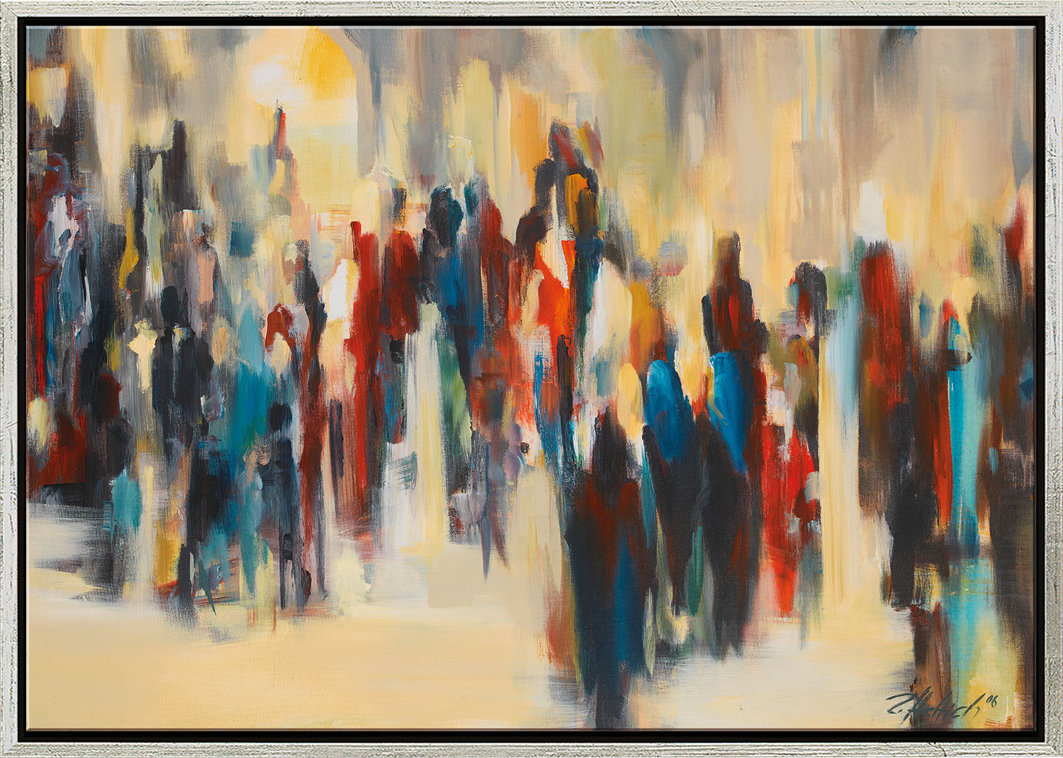 Robert Hettich: Bild 'Get together' (2006), gerahmt