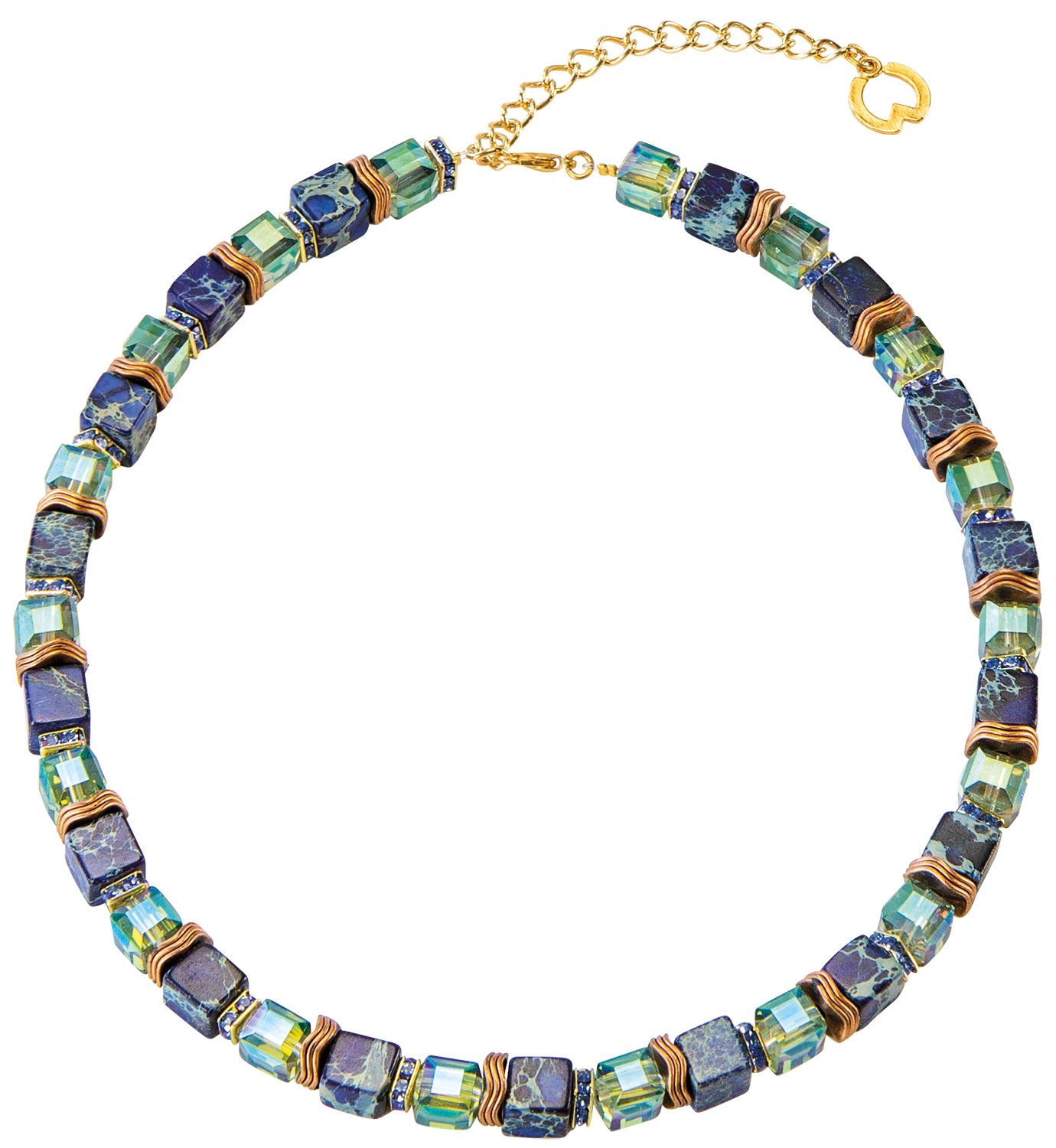 Petra Waszak: Collier 'Pavone', Schmuck