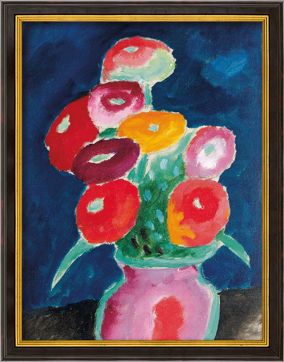 Alexej von Jawlensky: Bild 'Blumen in einer Vase' (1918), gerahmt