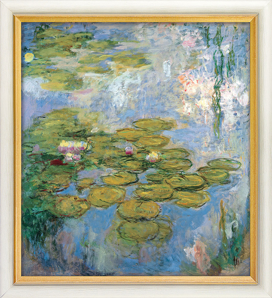 Claude Monet: Bild 'Seerosen - Nymphéas' (1916-19), gerahmt