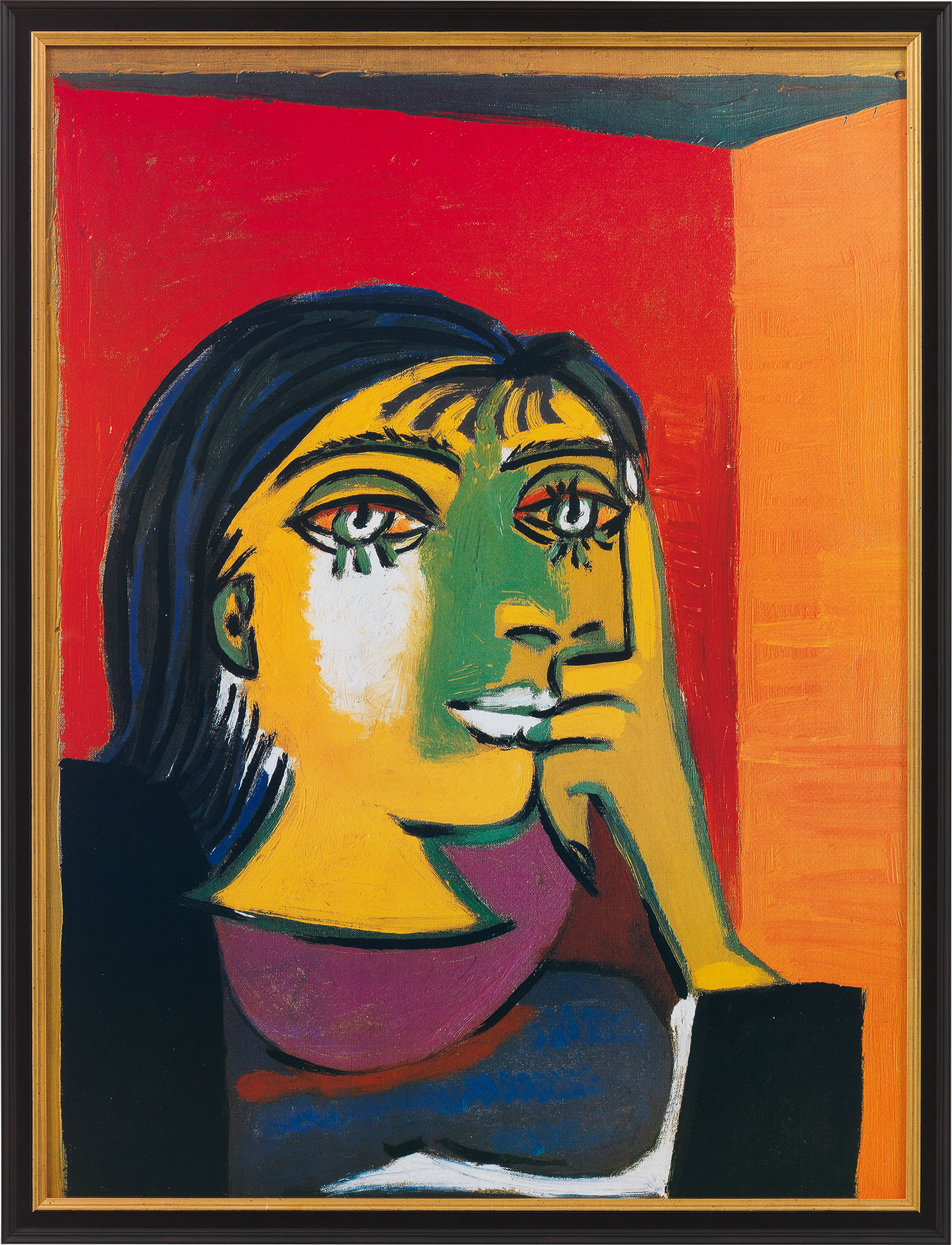 Pablo Picasso: Bild 'Dora Maar' (1937), gerahmt