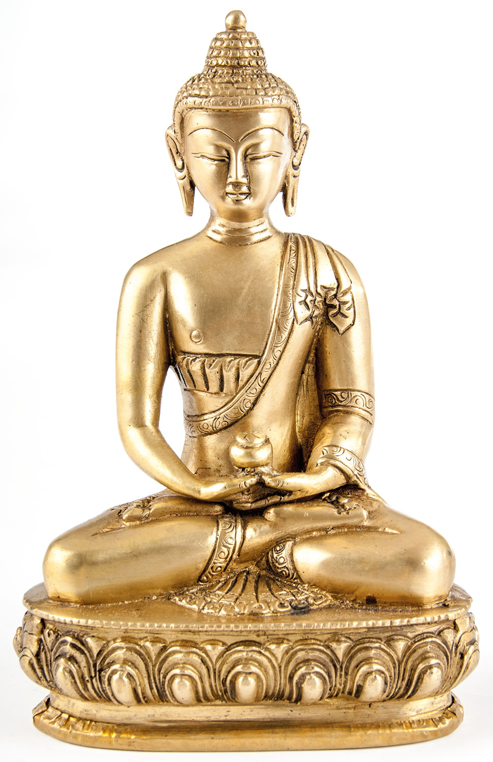 Messingskulptur 'Buddha Amitabha'