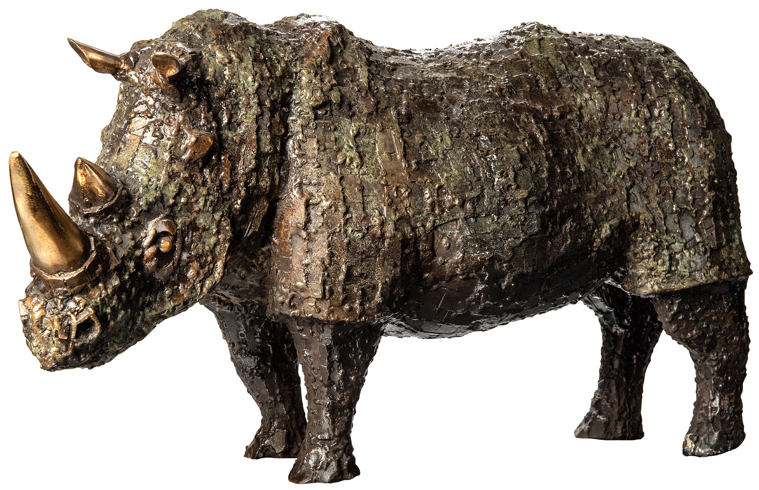 Hüseyin Arda: Skulptur 'Rhino' (2021), Bronze