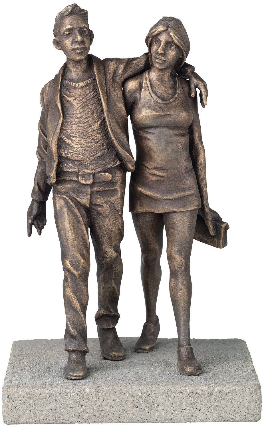 Leo Wirth: Skulptur 'Modern Life' (2021), Bronze