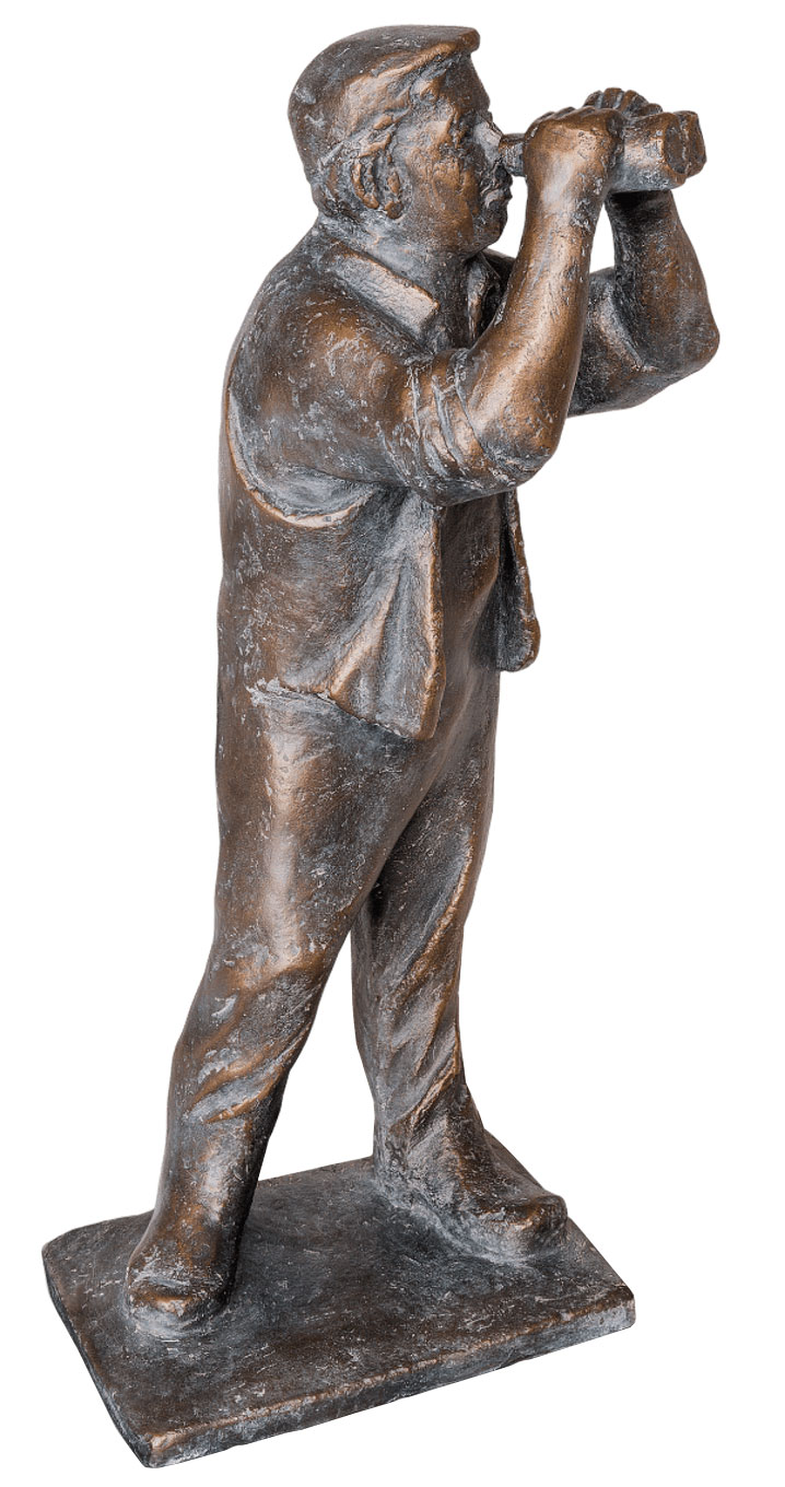 Friedhelm Zilly: Skulptur 'Blick in die Zukunft', Bronze