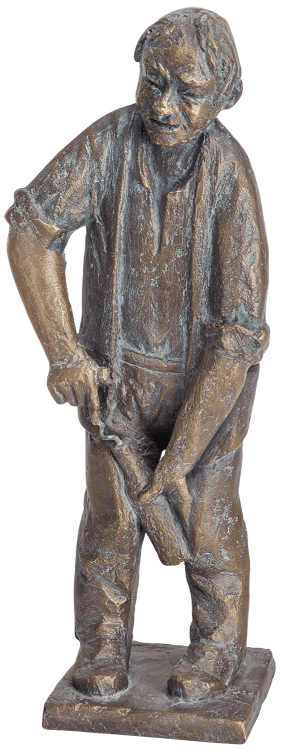 Theophil Steinbrenner: Skulptur 'Korkenzieher', Bronze
