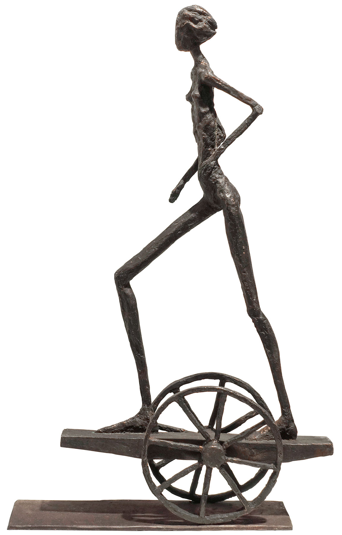 Sibylle Waldhausen: Skulptur 'Eile' (2018), Bronze