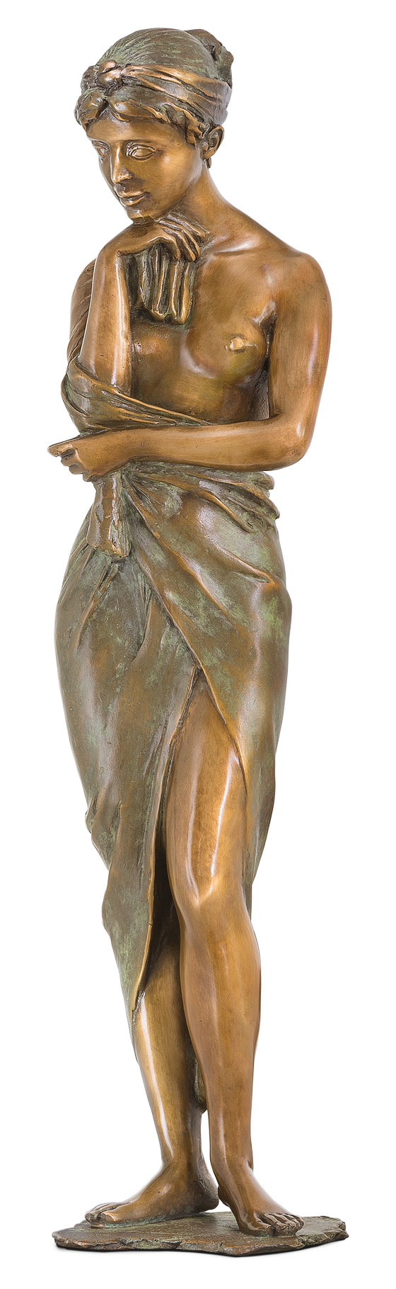 Erwin A. Schinzel: Skulptur 'Im Rosengarten', Bronze