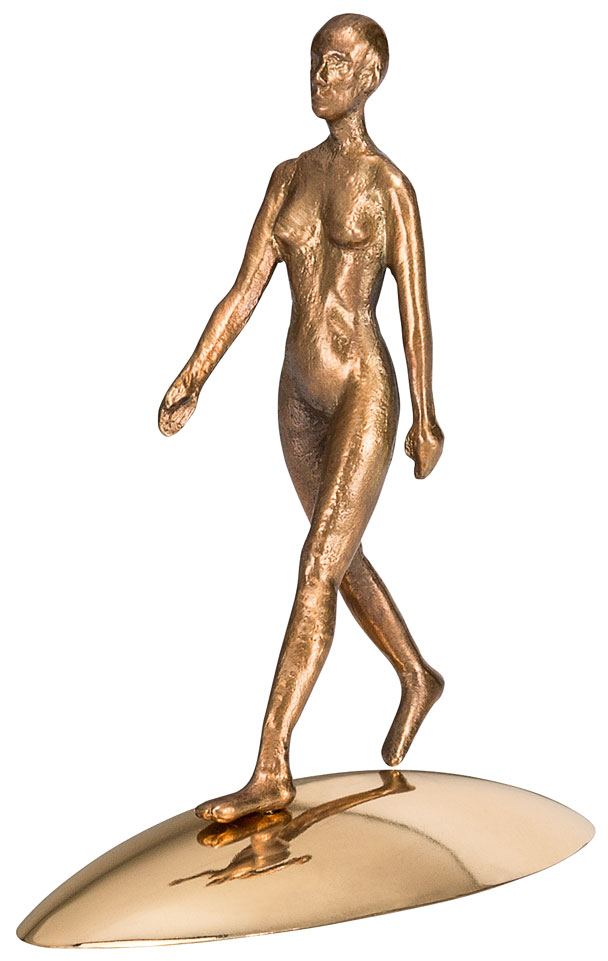 Michal Trpák: Skulptur 'Reflection of beeing (her)', Bronze