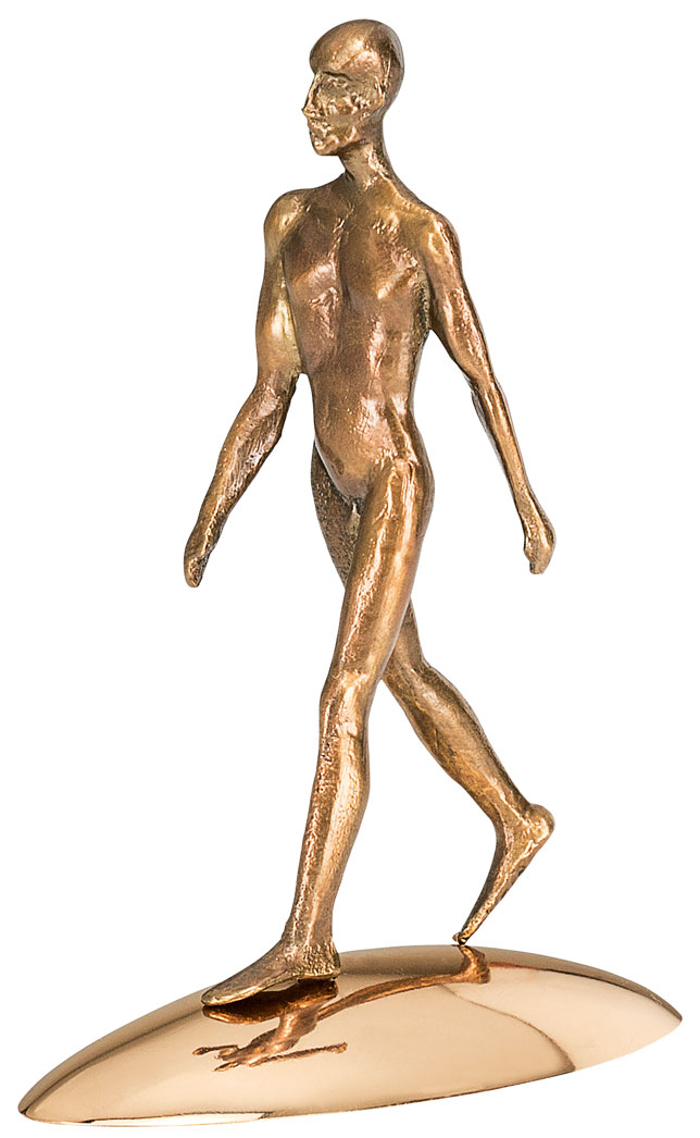 Michal Trpák: Skulptur 'Reflection of beeing (him)', Bronze