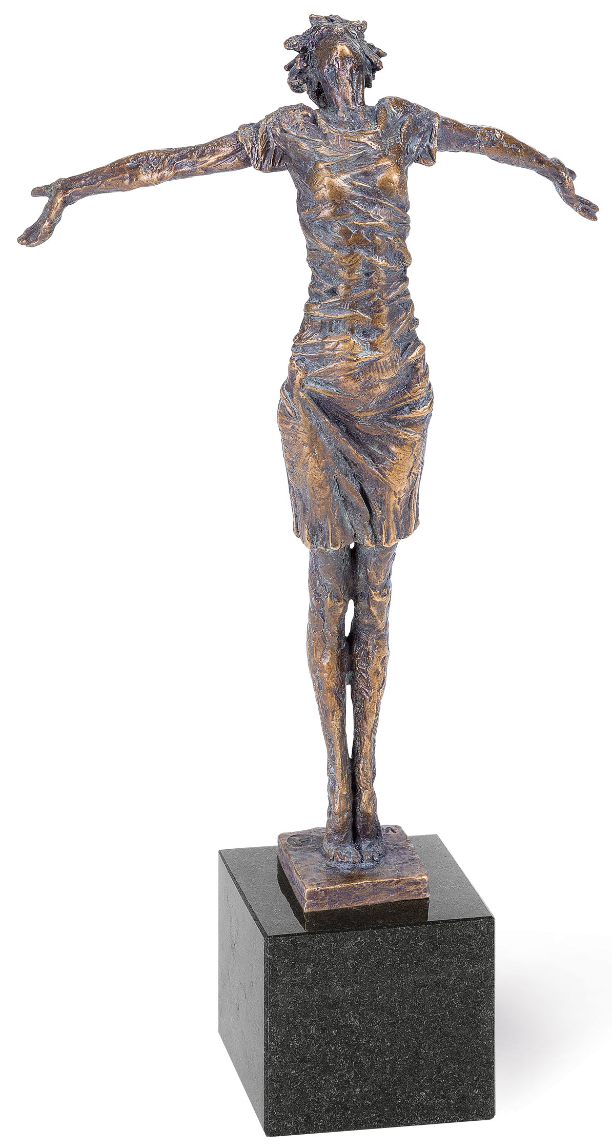 Vitali Safronov: Skulptur 'Freie Balance', Bronze
