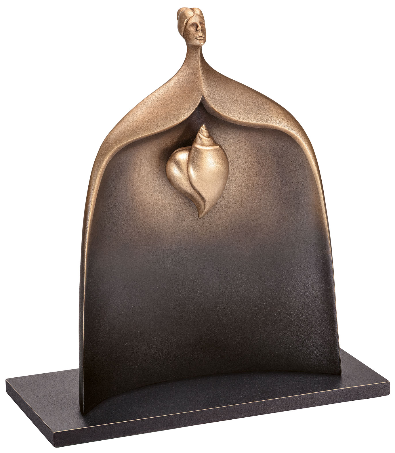 Andrea Bucci: Skulptur 'Hidden heart', Bronze