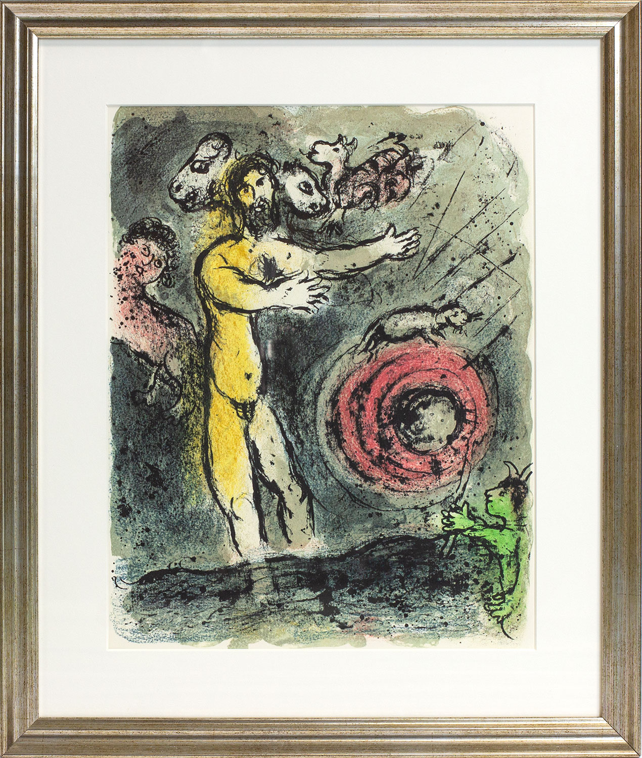 Marc Chagall: Bild 'Die Odyssee - Proteus' (1989), gerahmt