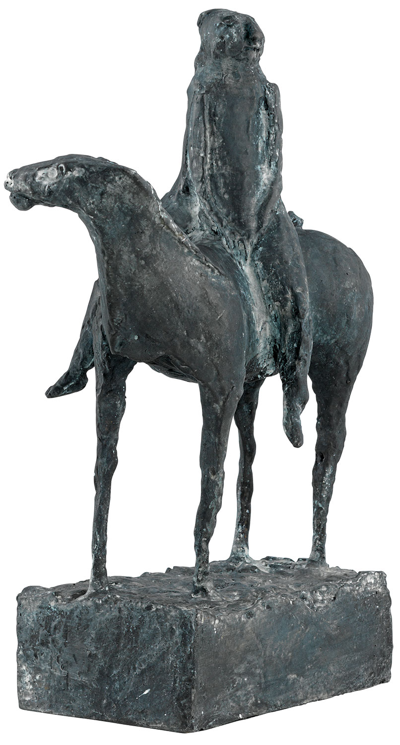 Marino Marini: Skulptur 'Kleiner Reiter' (1947), Reduktion in Bronze