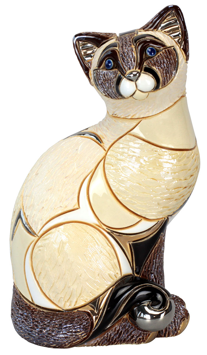 Keramikfigur 'Siamkatze'