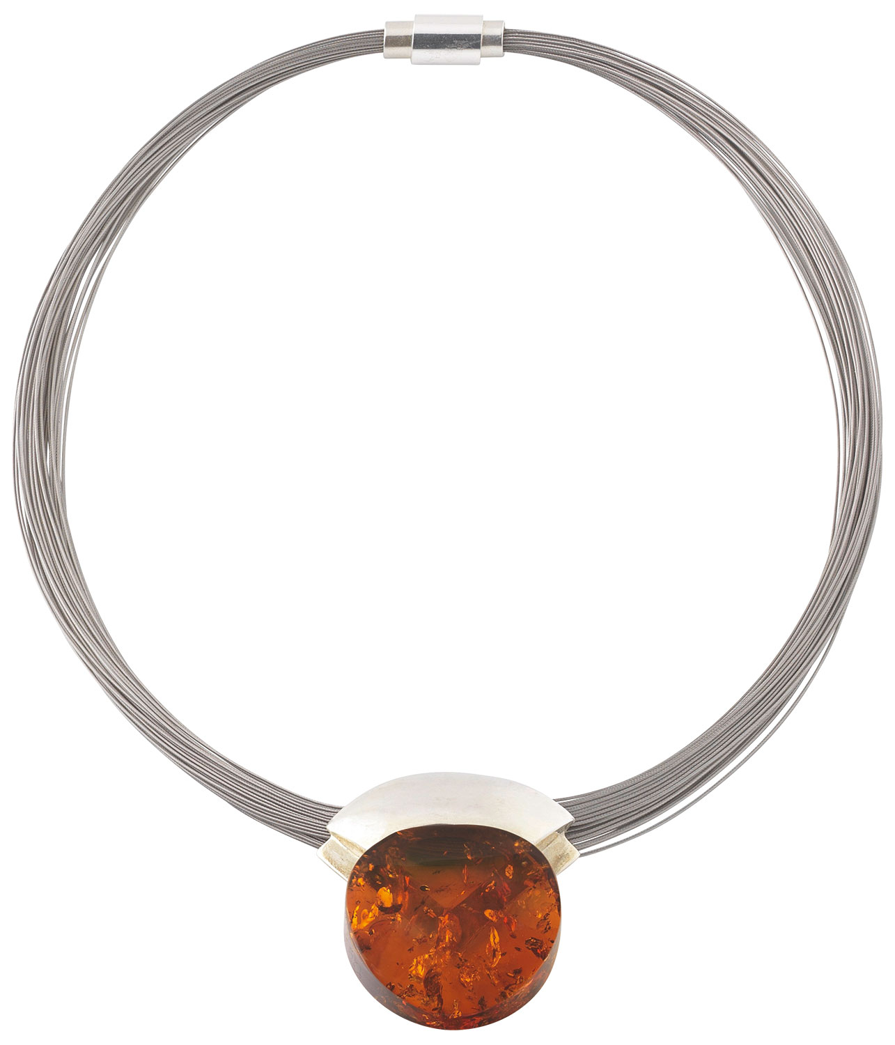 Bernsteincollier 'Gaia', Schmuck