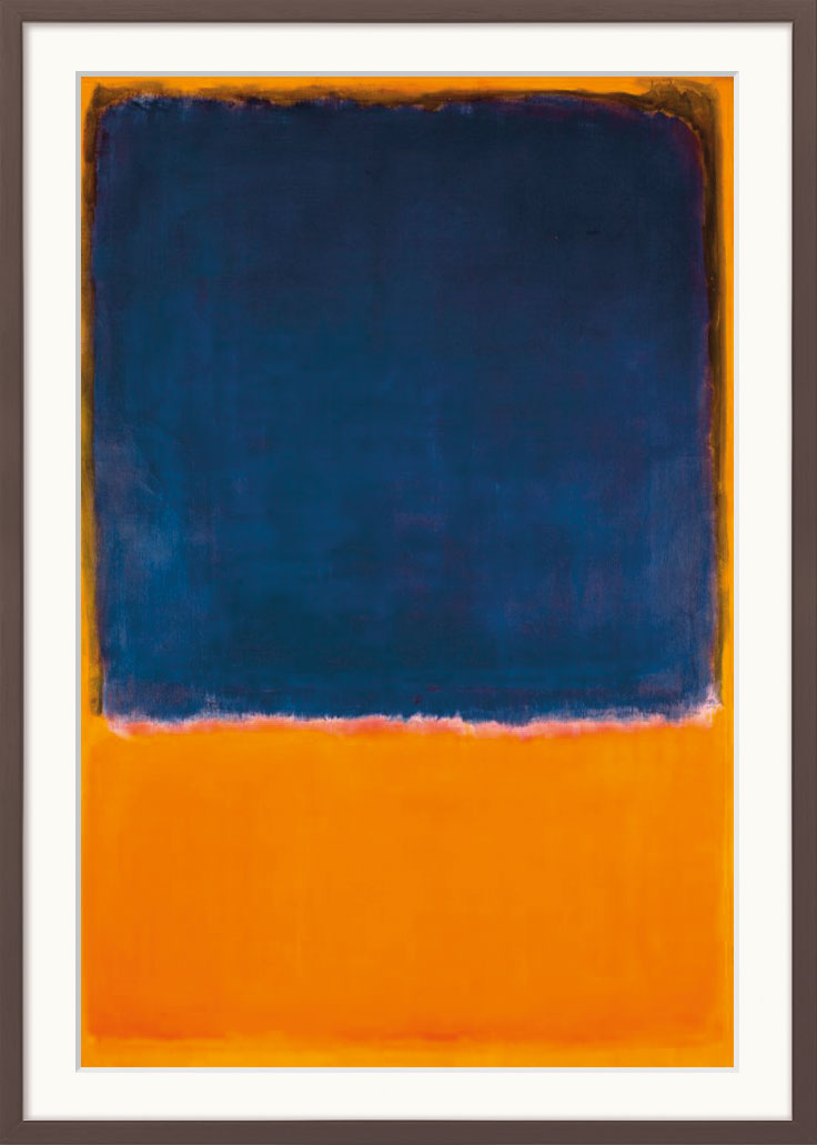 Mark Rothko: Bild 'Untitled' (1950), Version dunkelbraun gerahmt