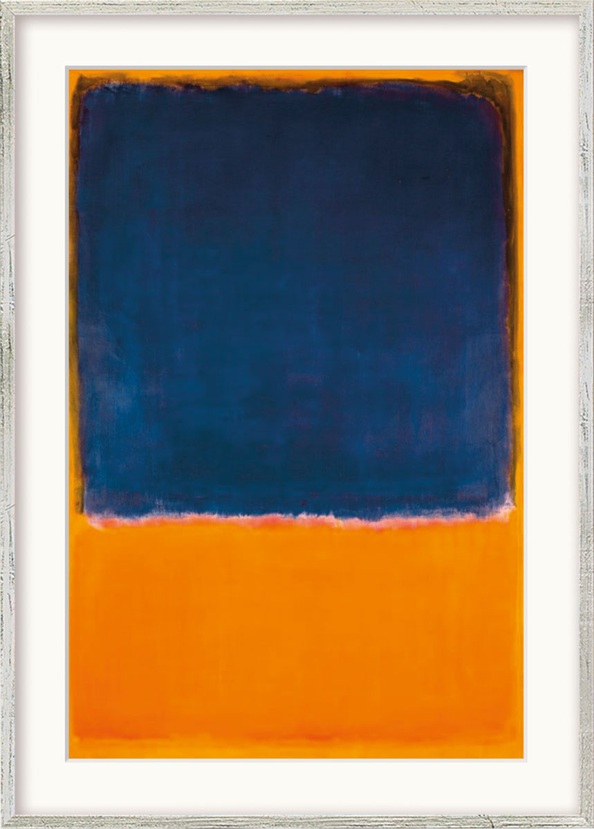 Mark Rothko: Bild 'Untitled' (1950), Version silberfarben gerahmt