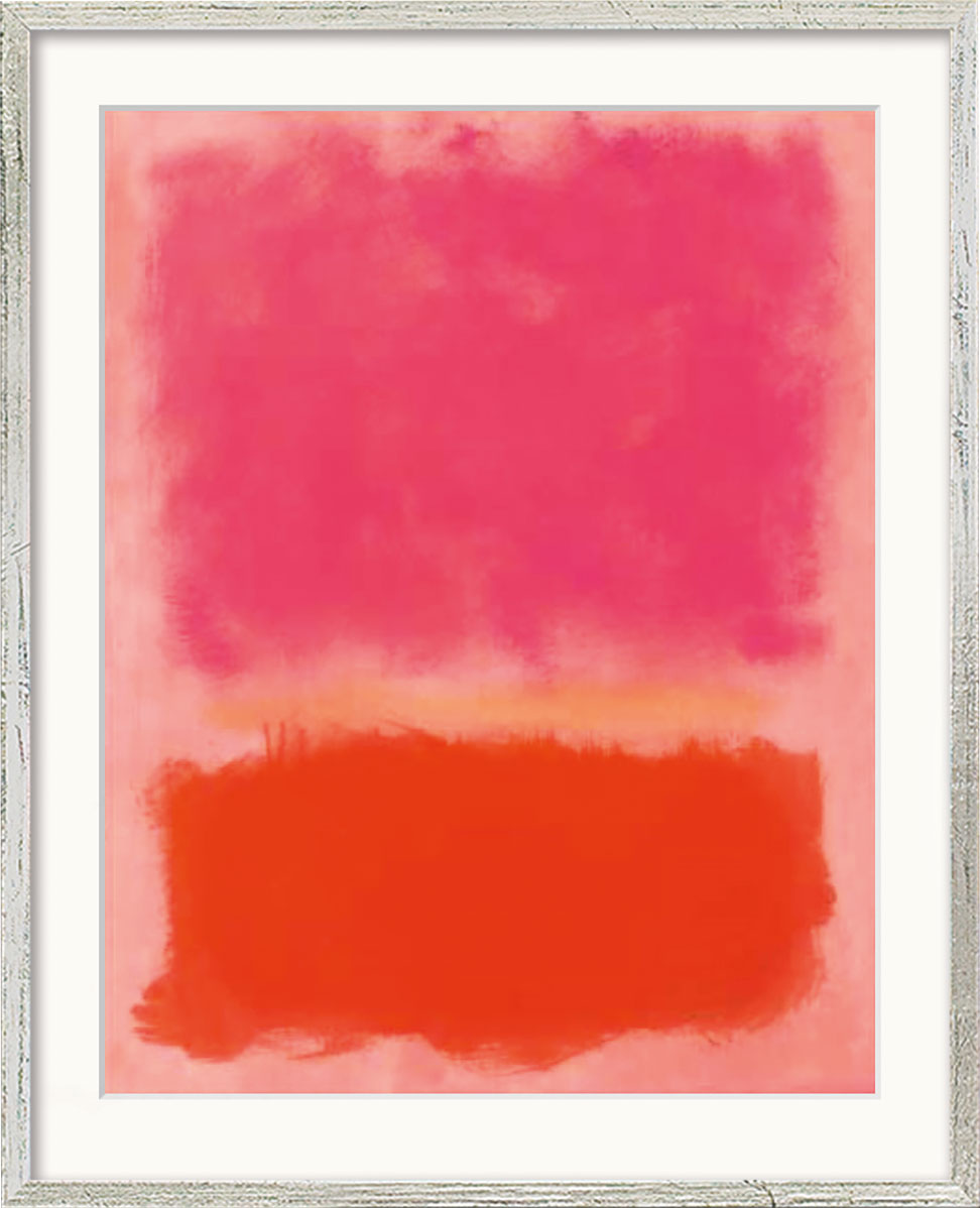 Mark Rothko: Bild 'Untitled' (1958), Version silberfarben gerahmt