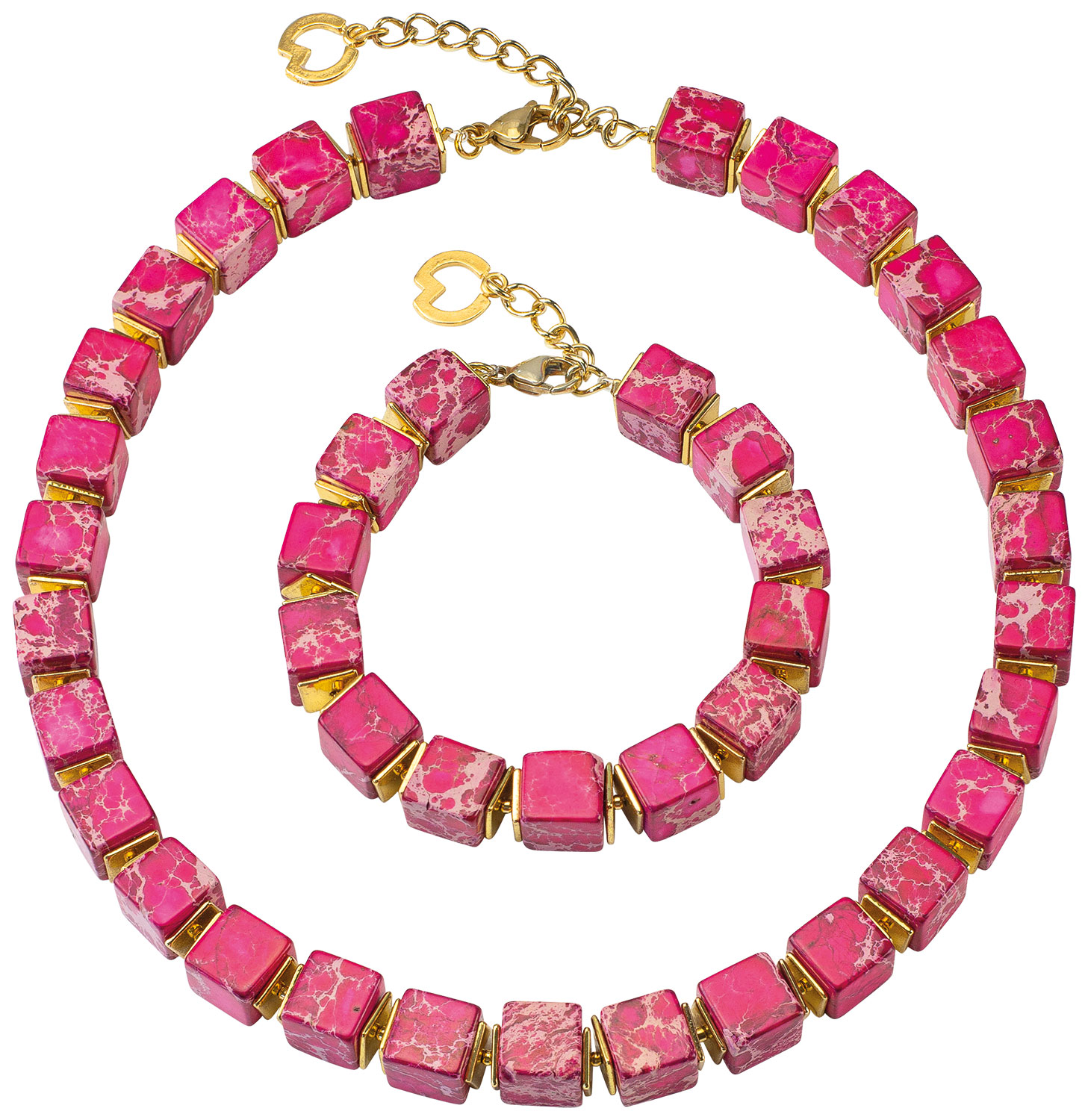 Petra Waszak: Schmuckset 'Happy Pink'