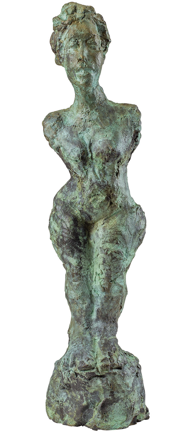 Karl Manfred Rennertz: Skulptur 'Kleine Aktfigur', Bronze