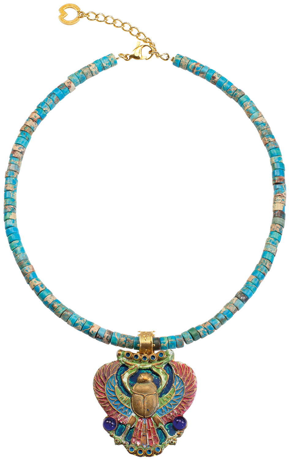 Petra Waszak: Collier 'Horusfalke', Schmuck