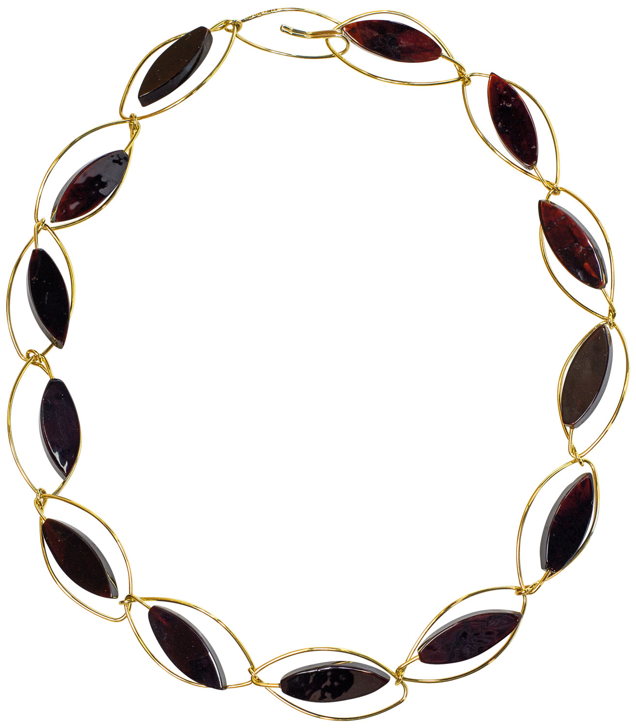 Bernsteincollier 'Zanzara', Schmuck