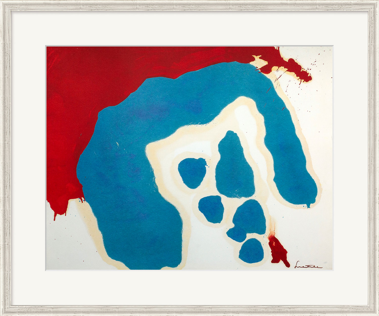 Helen Frankenthaler: Bild 'Grotto Azura' (1963), gerahmt