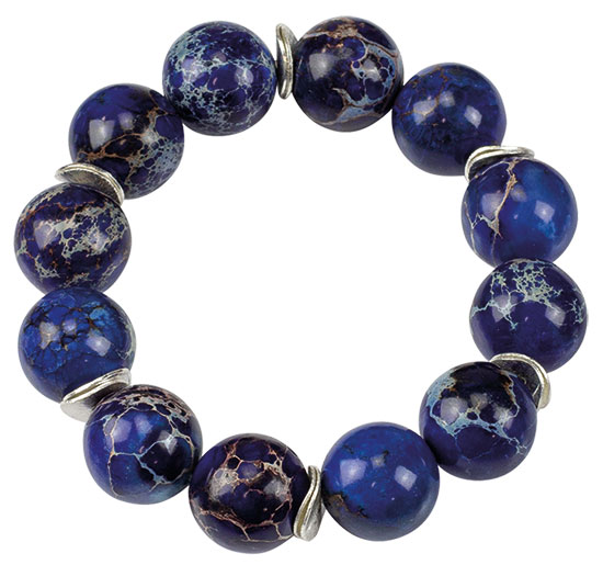 Perlenarmband 'Hora Azul'