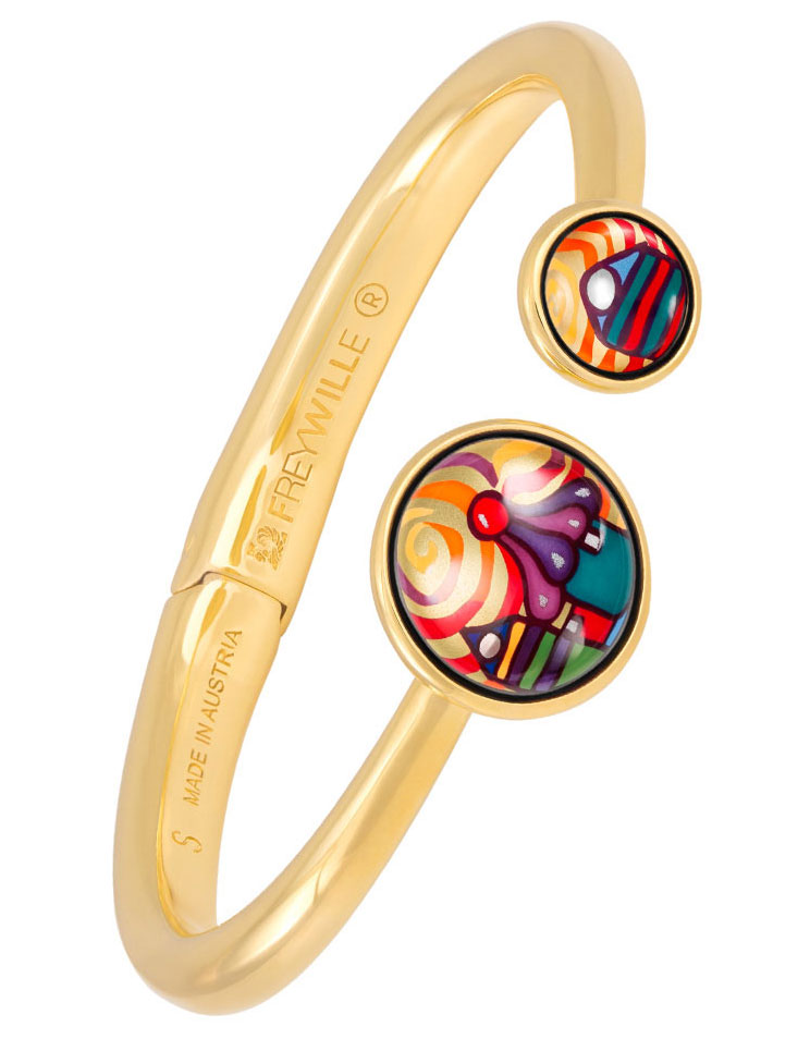 FreyWille: Armreif 'Spring Bracelet - Hommage à Hundertwasser - Imperial'