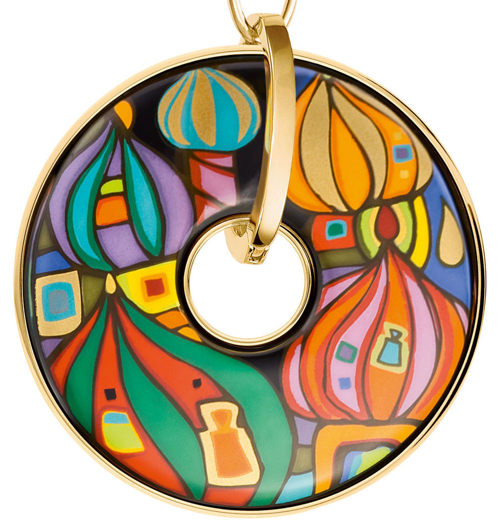 FreyWille: Collier 'Luna Piena - Hommage à Hundertwasser - 10002 Nights', Schmuck