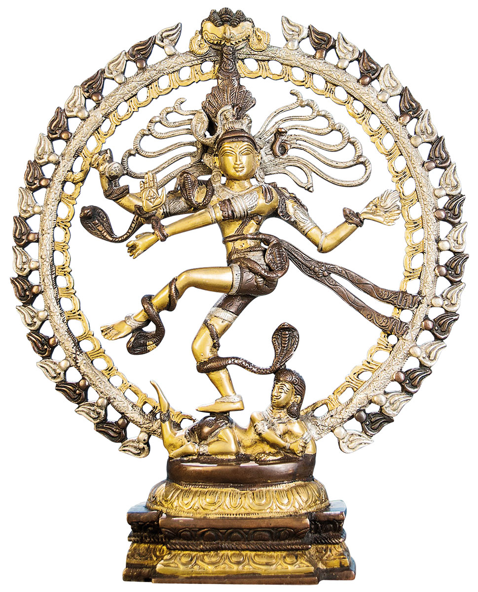 Messingskulptur 'Shiva Nataraja'