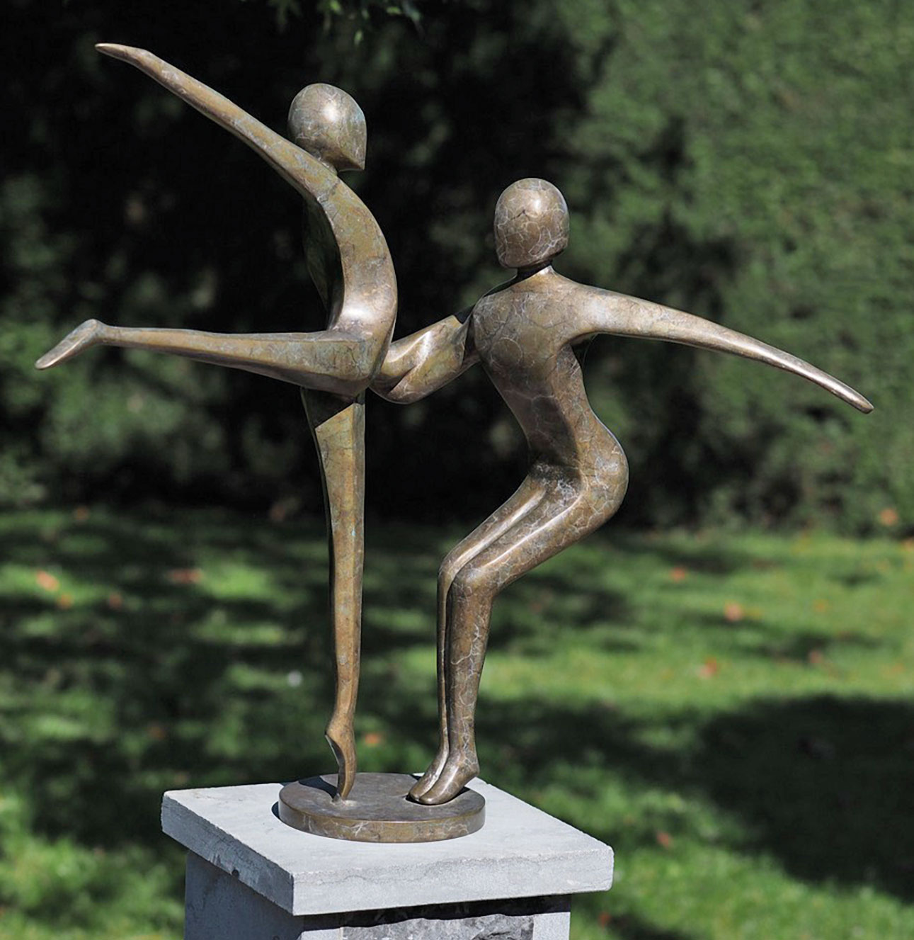 Gartenskulptur 'Passion Tanz', Bronze