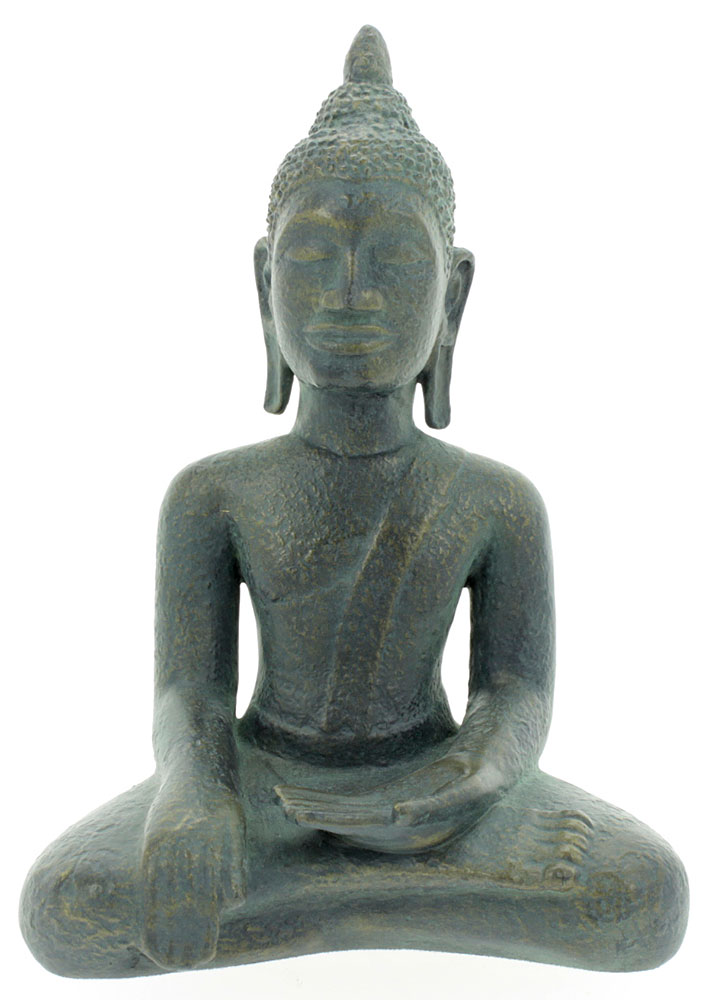 Skulptur 'Laotischer Buddha', Kunstguss