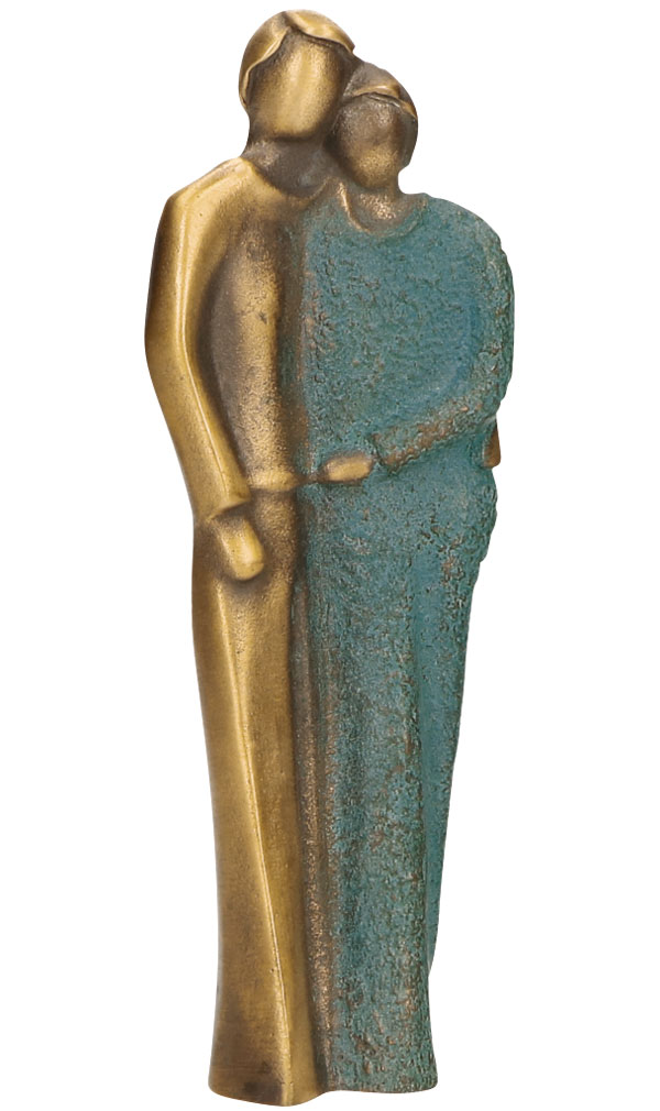 Bernardo Esposto: Skulptur 'Insieme', Bronze