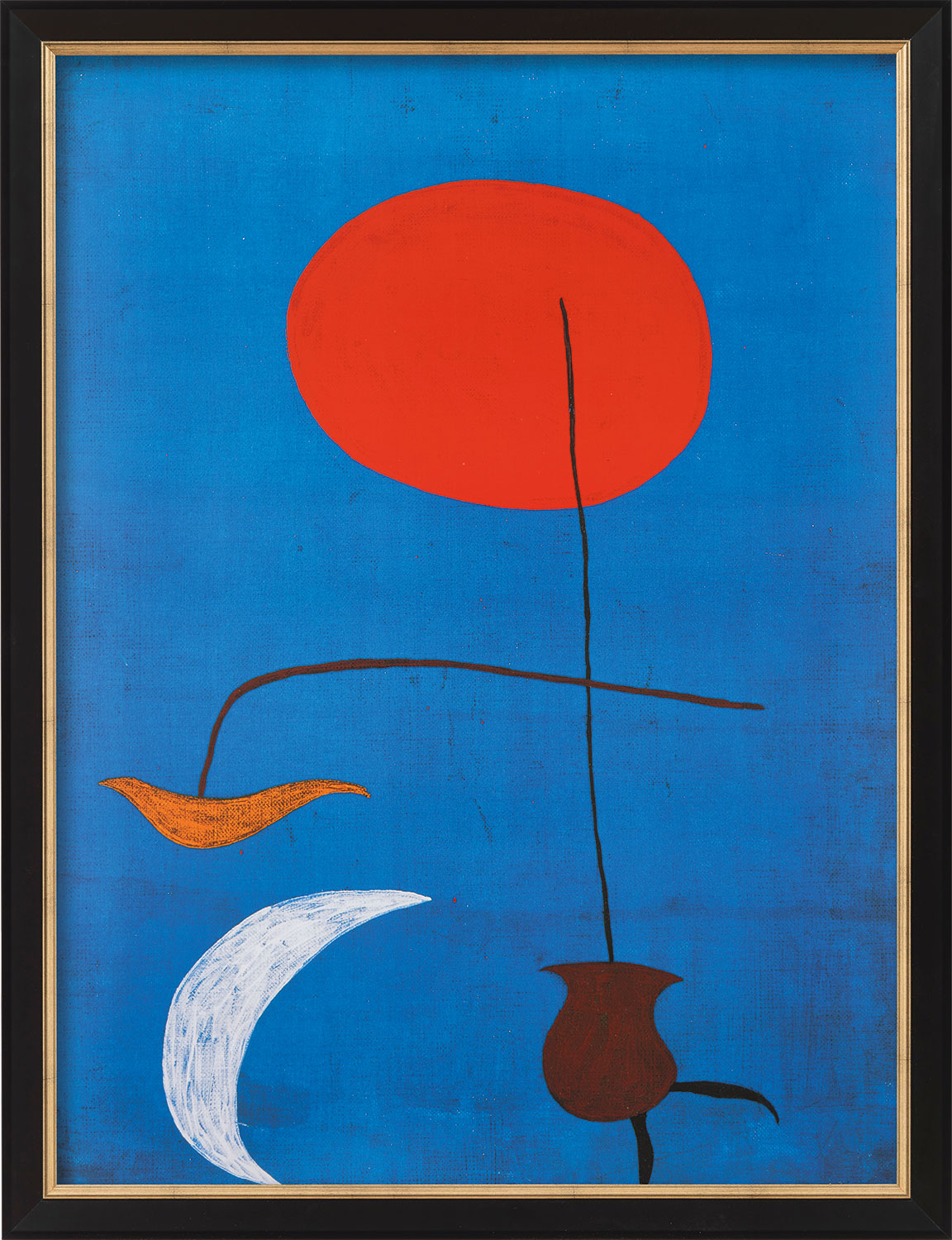 Joan Miró: Bild 'Design for a Tapestry' (1972), gerahmt