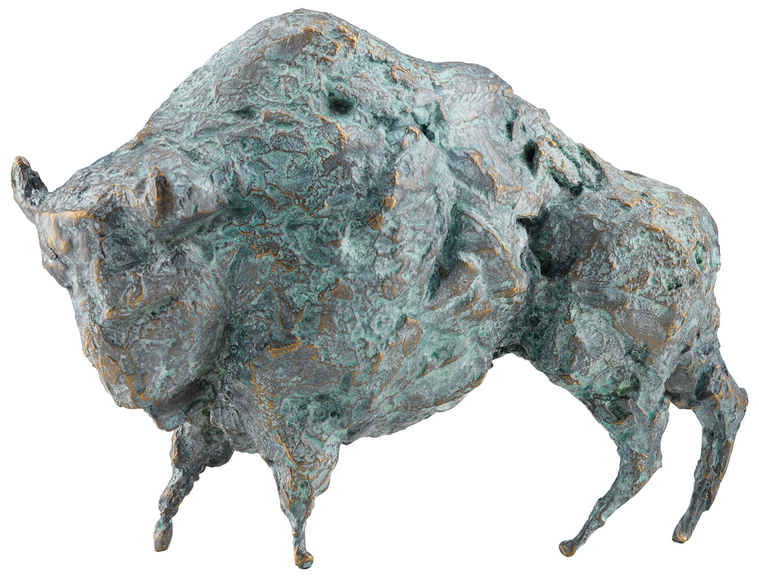 Michael Jastram: Skulptur 'Bison', Bronze