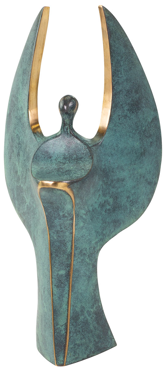 Luise Kött-Gärtner: Skulptur 'Engel', Bronze