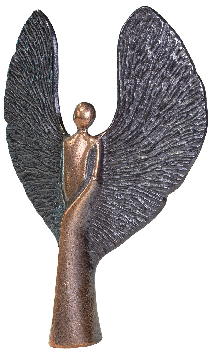 Kerstin Stark: Skulptur 'Engel', Bronze