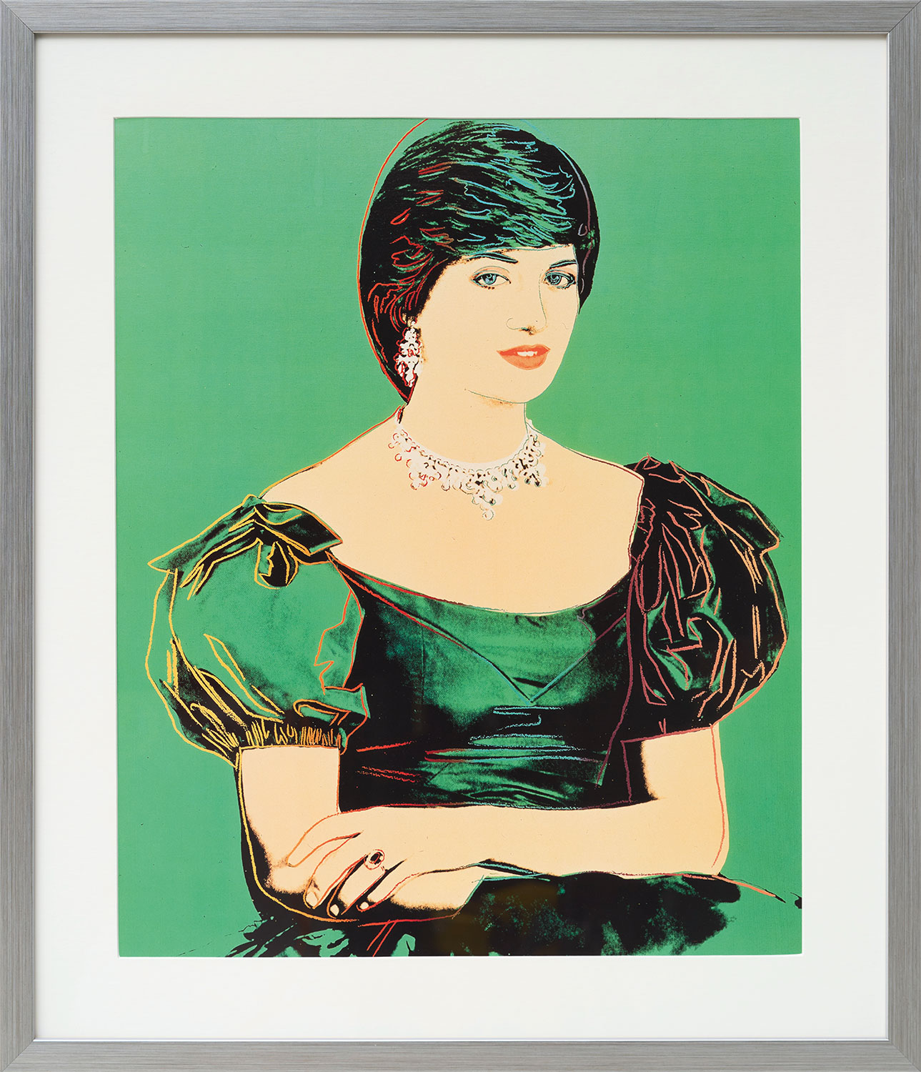 Andy Warhol: Bild 'Princess Diana' (1982), gerahmt