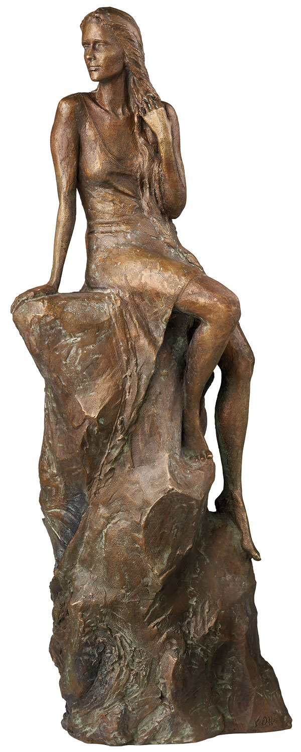 Valerie Otte: Skulptur 'Loreley' (2023), Reduktion in Bronze