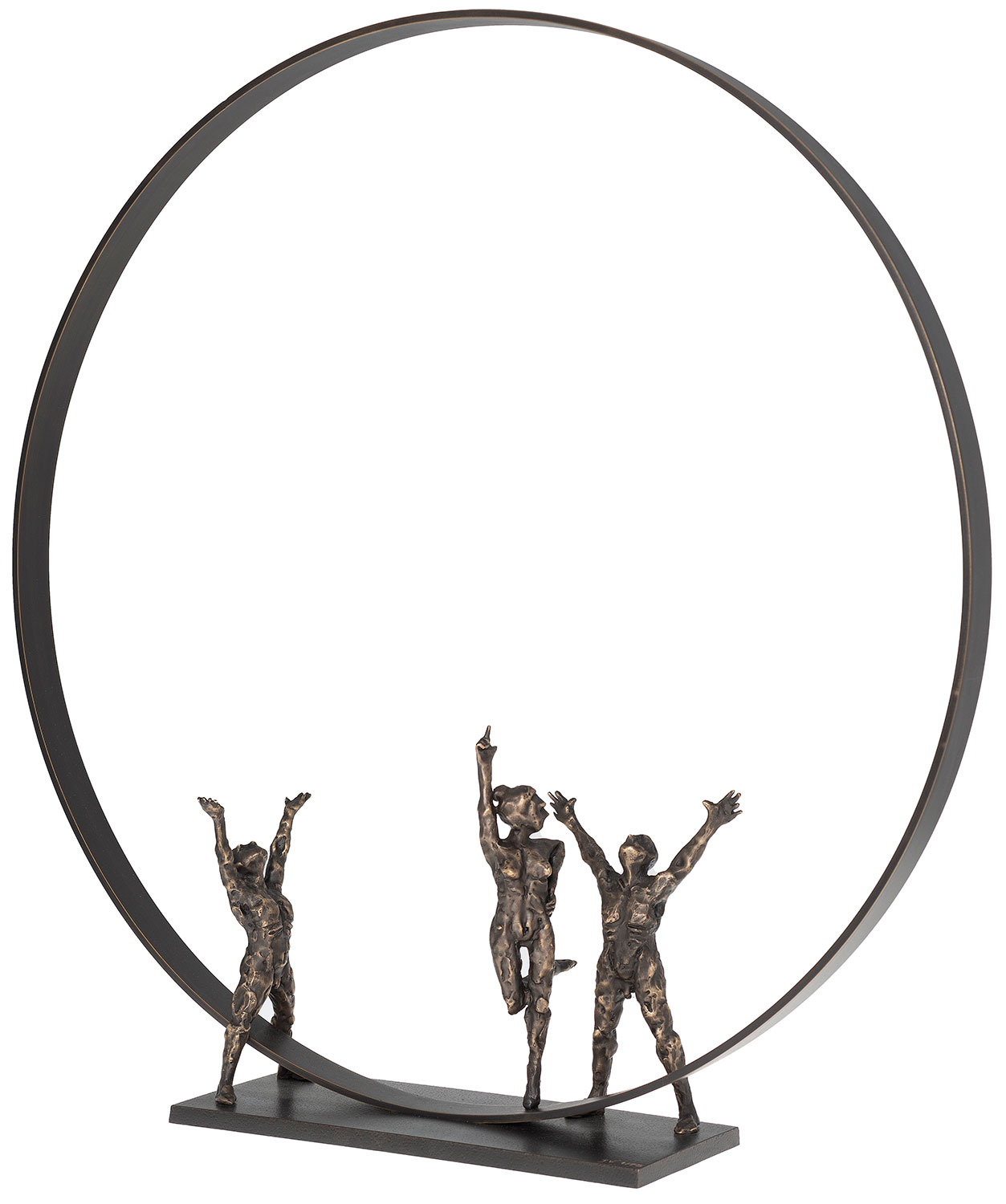 Jacques Vanroose: Skulptur 'A time to dance', Bronze