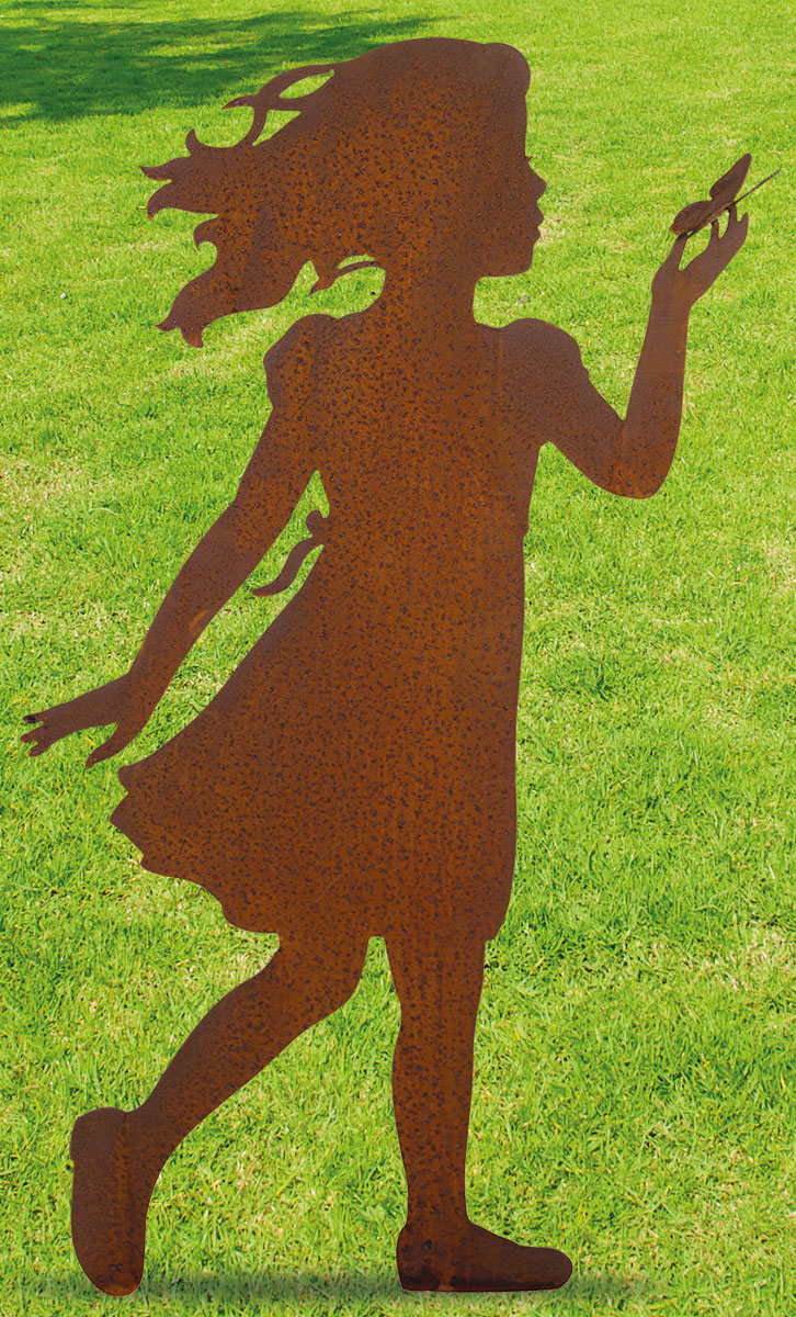 Gartenfigur / Silhouette 'Greta', Gartenskulptur