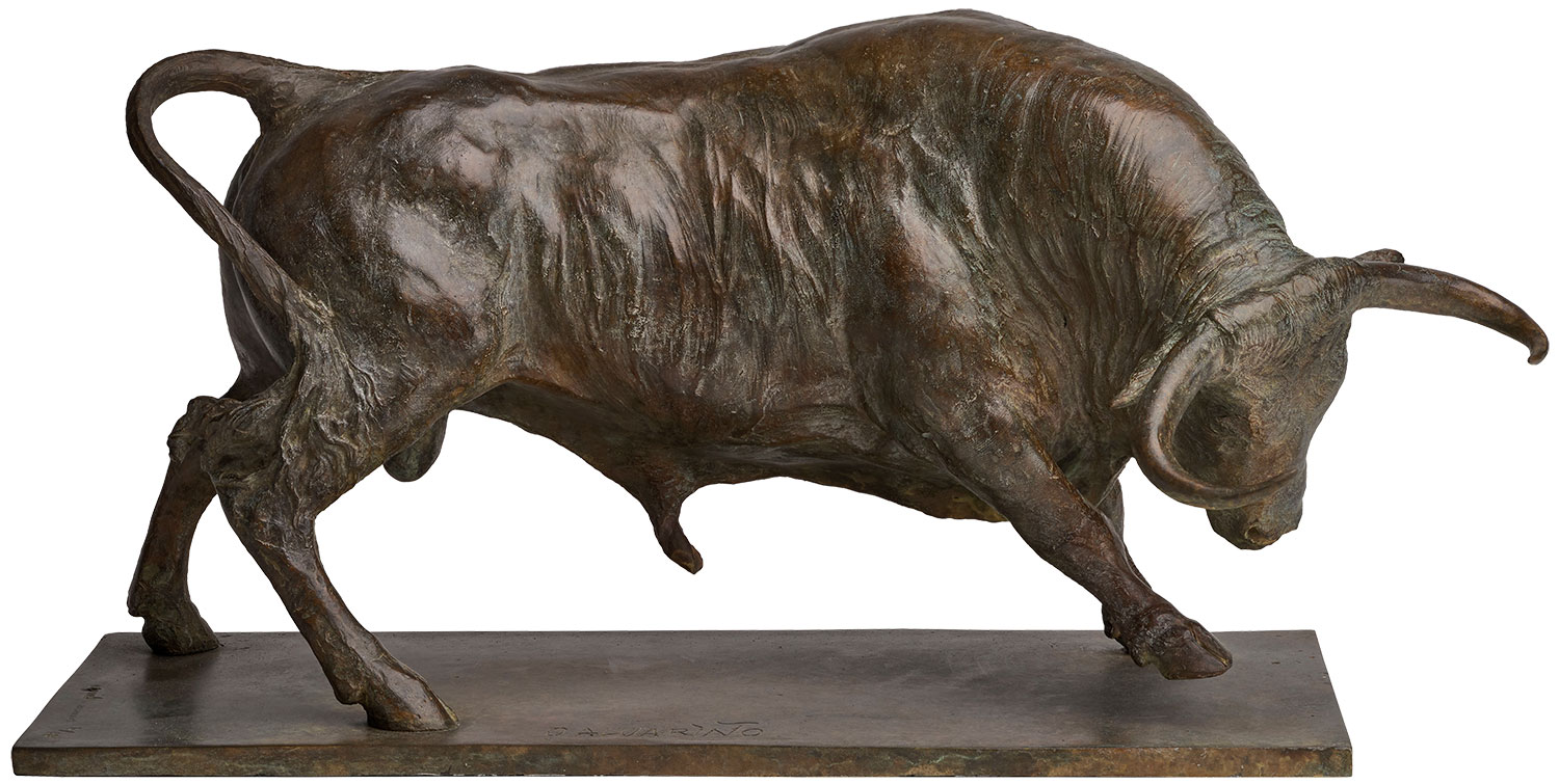 Oscar Alvariño Belinchon: Skulptur 'El Toro', Bronze